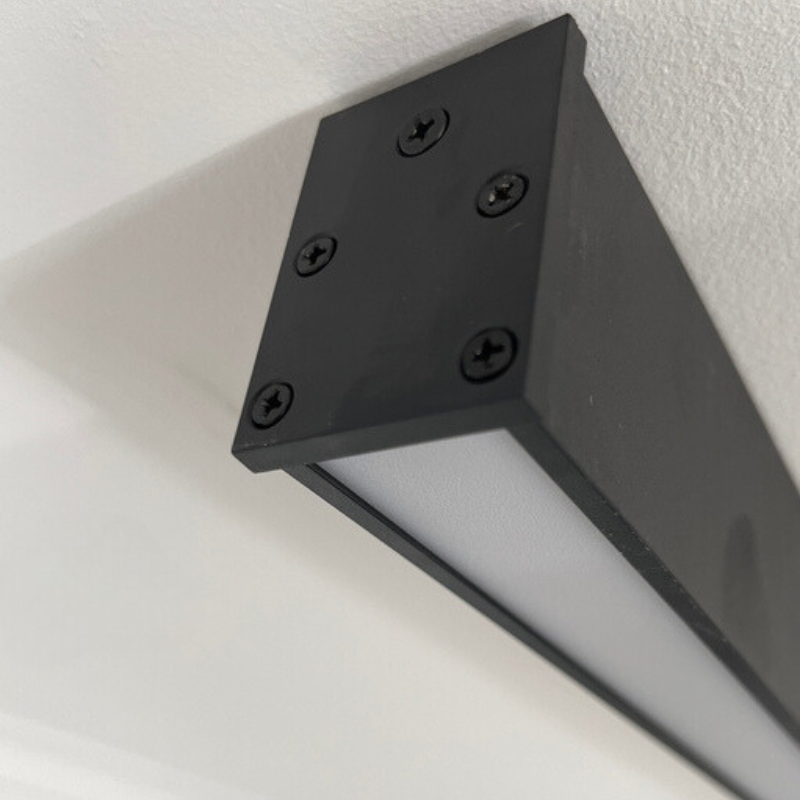 Arisha Moderne Lineare Design LED Plafoniere Economico Metallo Nere