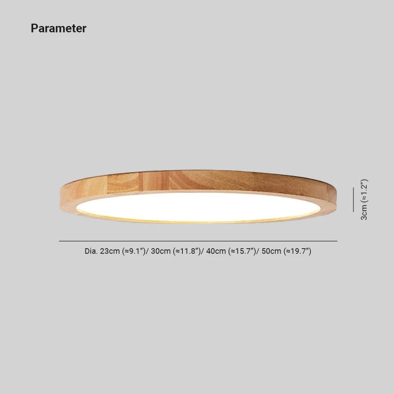 Muto Plafoniere Legno Rotonde Soggiorno Moderne