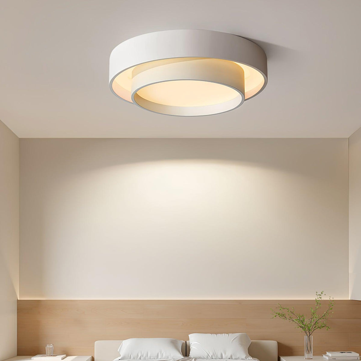 Arisha – Plafoniera LED a doppio anello – dettaglio 2