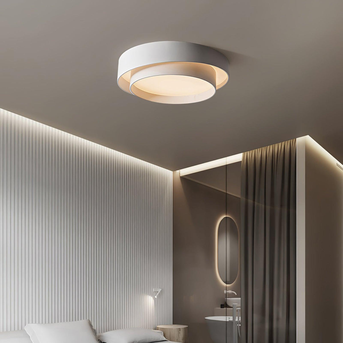 Arisha – Plafoniera LED a doppio anello – dettaglio 6