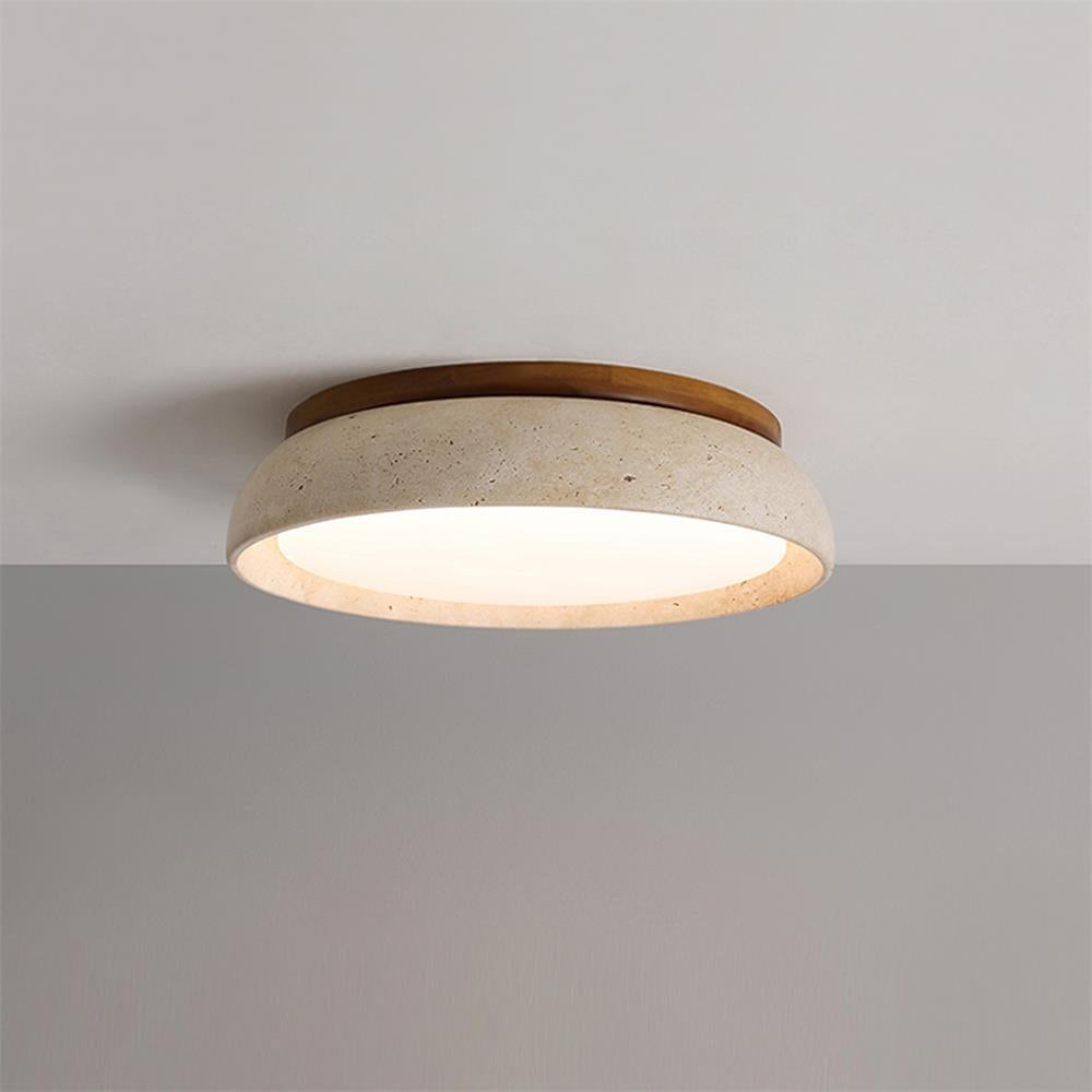 Ritta – Plafoniera LED in travertino – dettaglio 18