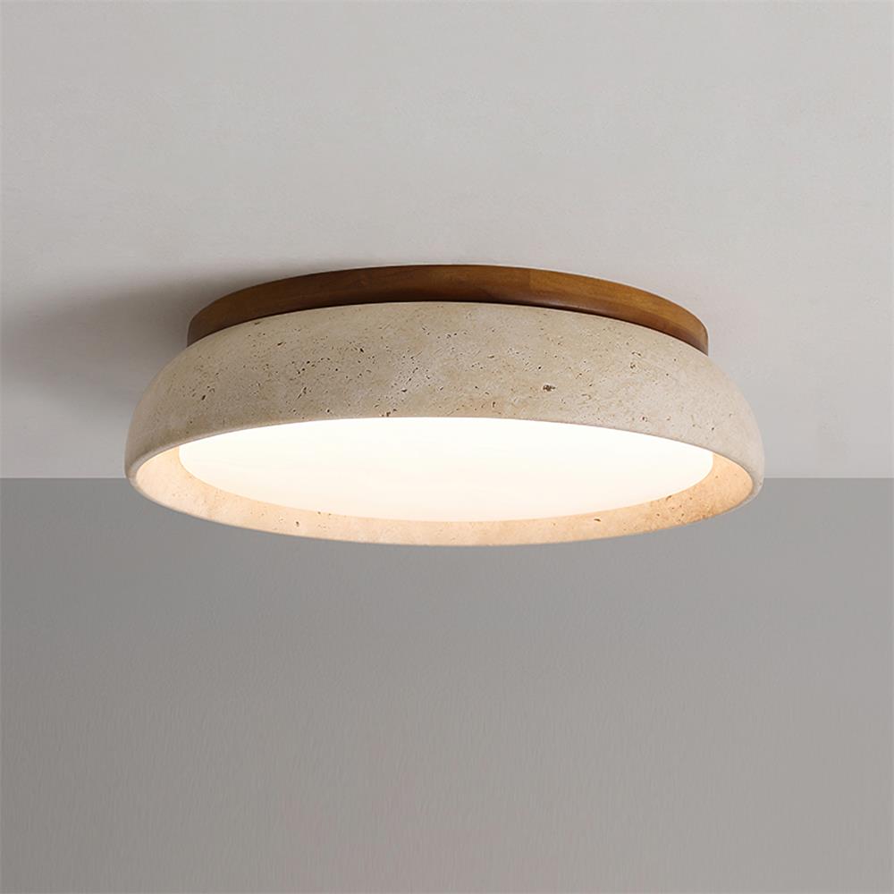 Ritta – Plafoniera LED in travertino – dettaglio 20