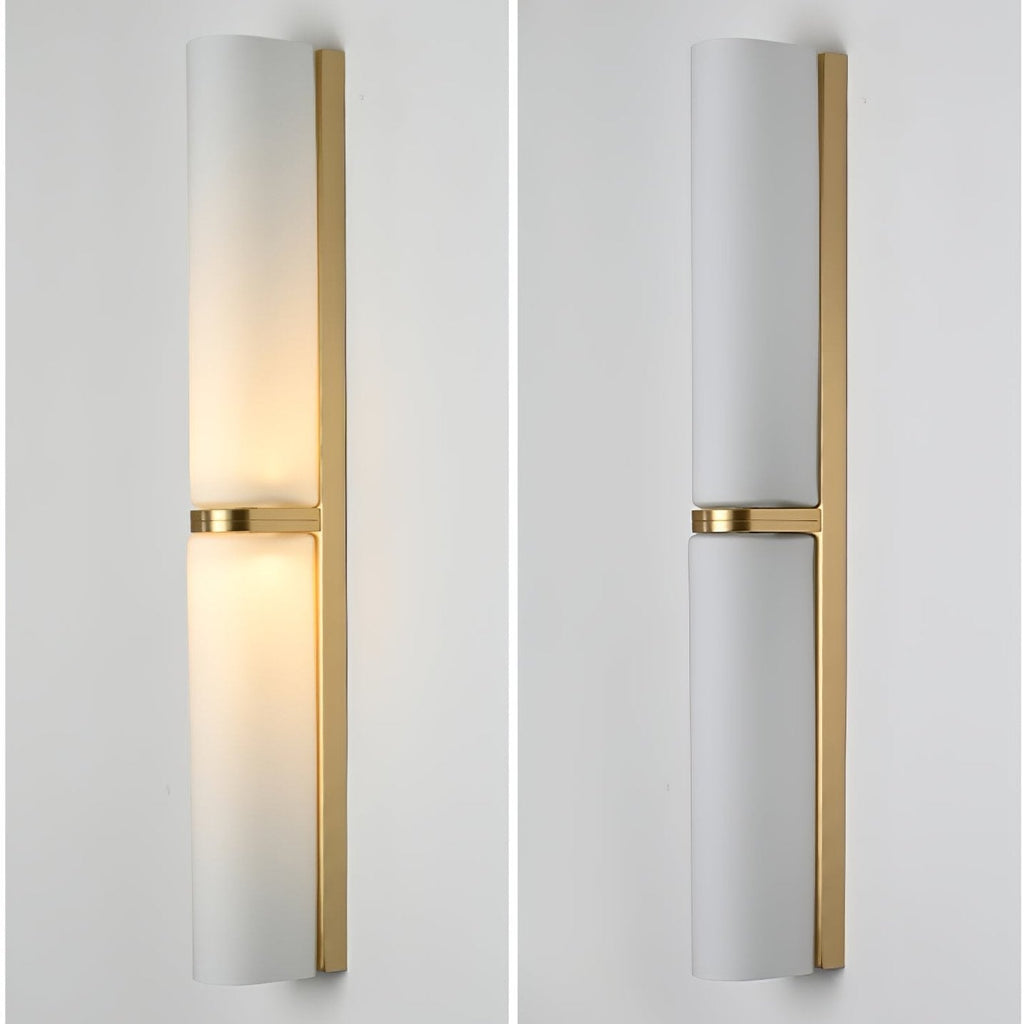 Alraeir Modern Minimalist Glass Wall Lamp - Lamp Copper