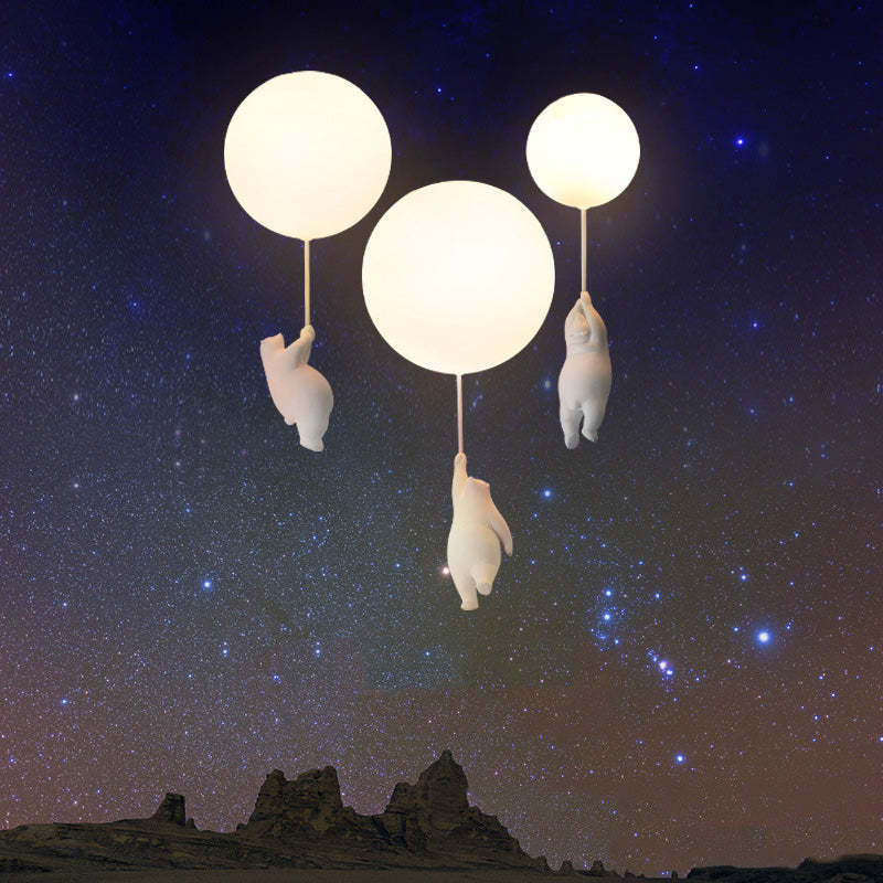 Aria – Plafoniera con orsetto e palloncino – dettaglio 5